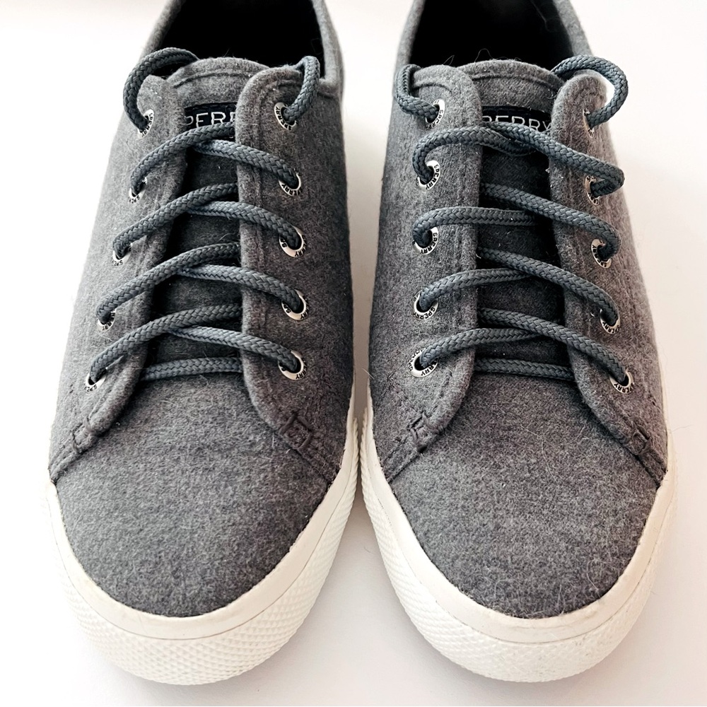 Sperry Top-Siders Gray Fabric 7.5